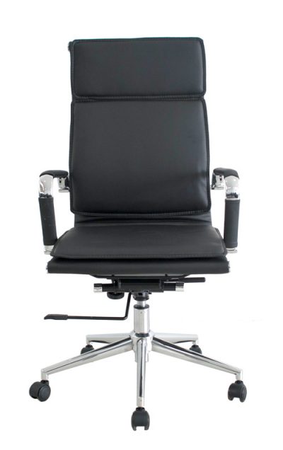 SILLA GERENCIAL PSTE PU DECAN NEGRO - DMAX