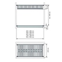 JUEGO ESCURREPLATOS VASOS INOX 900F - MENAGE CONFORT