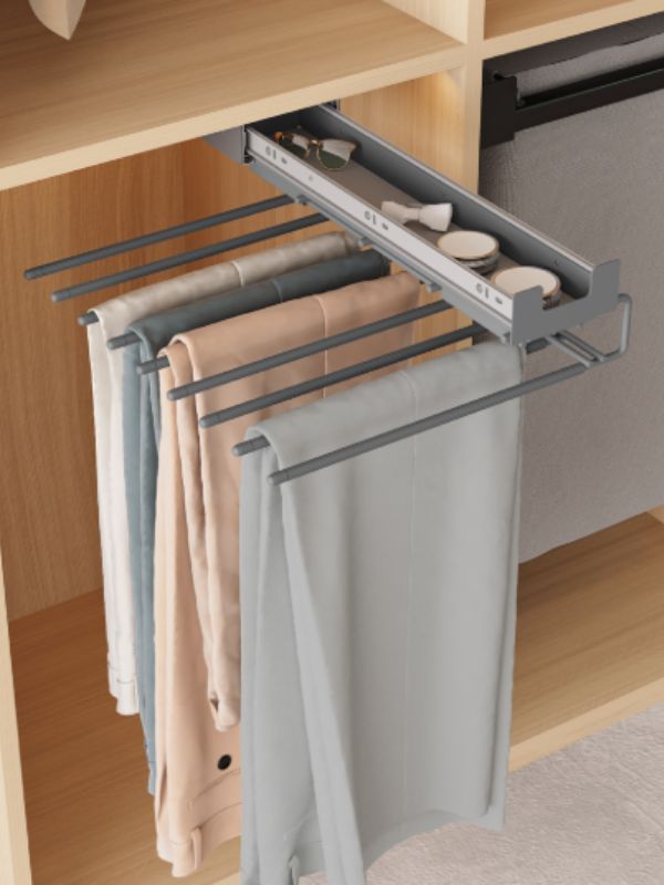PANTALONERO EXTRAIBLE ACERO/CROMO 9 - MENAGE CONFORT