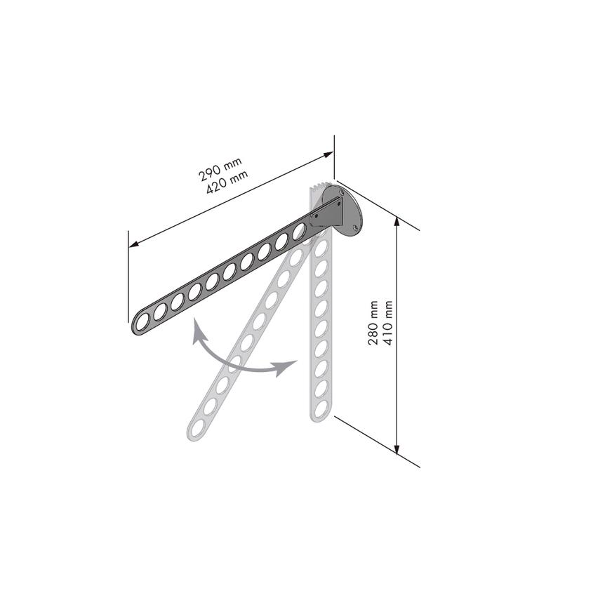 PERCHERO PLEGABLE 6 - MENAGE CONFORT