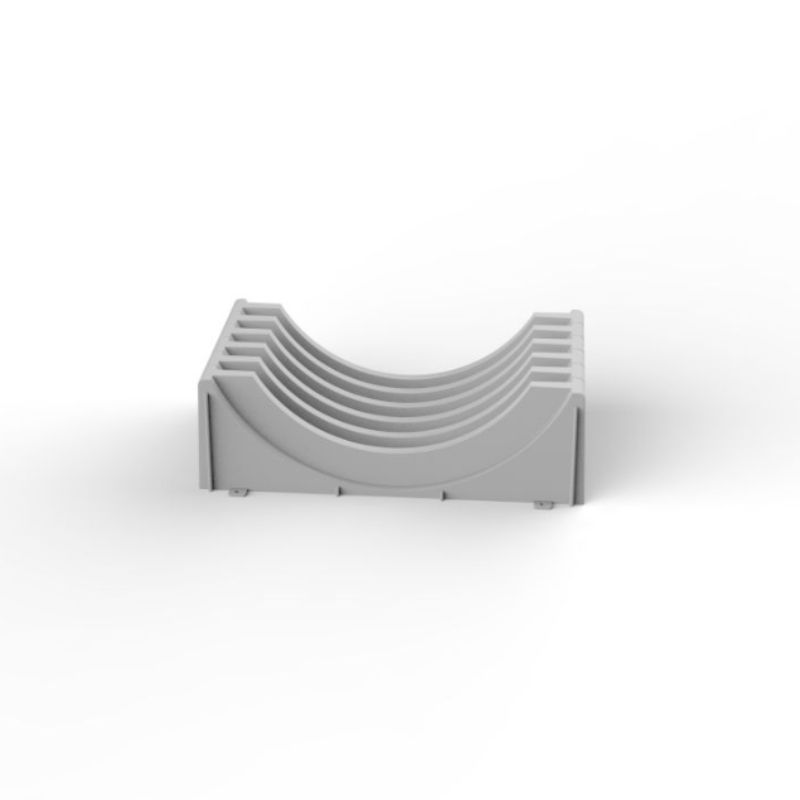 SOPORTE PLATOS ABS BLANCO 150Dx85Hx270L - MENAGE CONFORT 