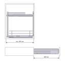 SOPORTE MENAGE CONFORT PAÑOS GUIAS LATERALES COMPACT
