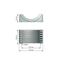 SOPORTE PLATOS MENAGE CONFORT ABS BLANCO 150Dx85Hx270L