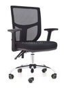 SILLA OPERATIVA GTE MALLA ODYSSEY BR REG BASE CROMADA NEGRO - DMAX