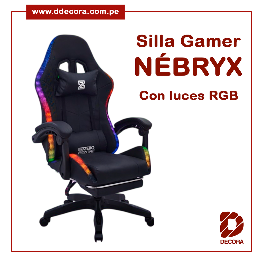 SILLA GAMER NÉBRYX RGB