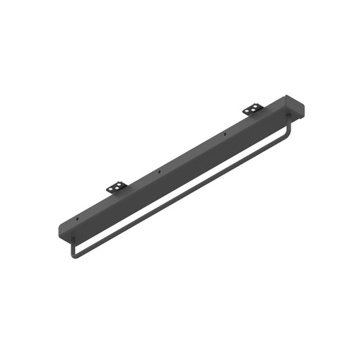 [42076007] SOPORTE PERCHAS EXTRAIBLE ACERO ANTRACITA - MENAGE CONFORT