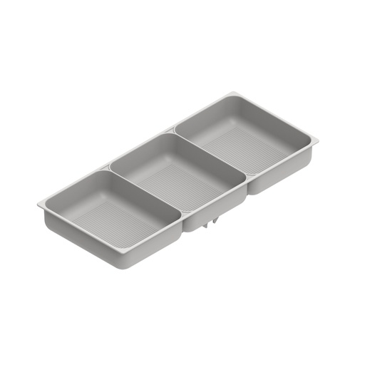 [42100314] BANDEJA X3 ACCESORIO PANTALONERO GRIS - MENAGE CONFORT
